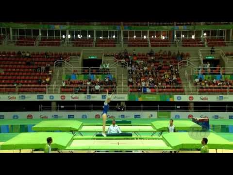 JURBERT Marine (FRA) - 2016 Olympic Test Event, Rio (BRA) - Qualification Trampoline Routine 1