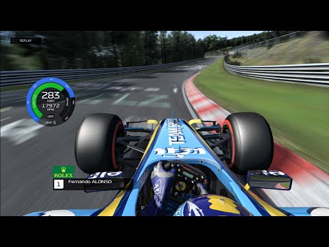 THE RENAULT R25 WITH 𝗦𝗟𝗜𝗖𝗞𝗦 IS A 𝗠𝗢𝗡𝗦𝗧𝗘𝗥 AROUND THE NORDSCHLEIFE! 😳