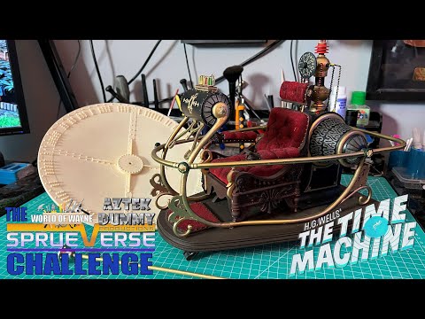 The Sprueverse Challenge - Build the 1960 1:6 Scale Time Machine - Part 4 - Finishing Line in Sight