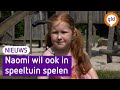 Naomi wil met haar beperking ook in speeltuin kunnen spelen