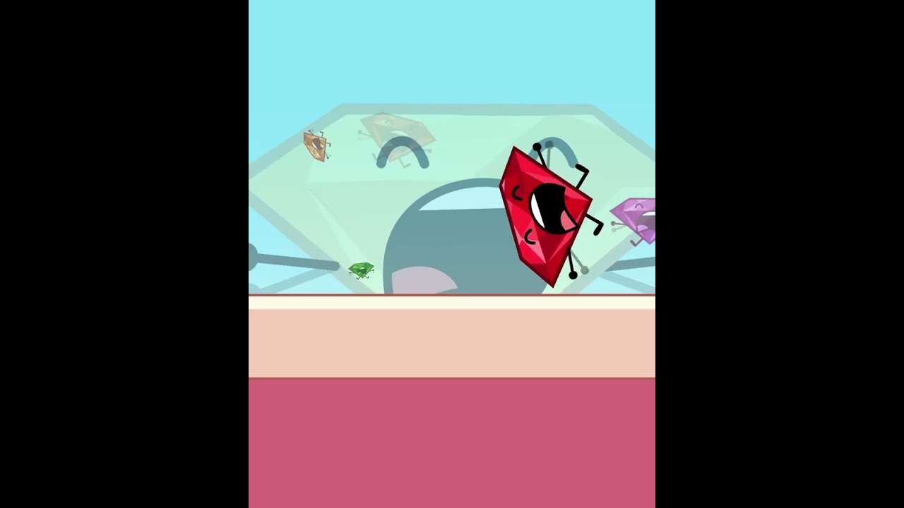 BFDIA: ruby loses her bliss #shorts #objectshowcommunity #bfdi