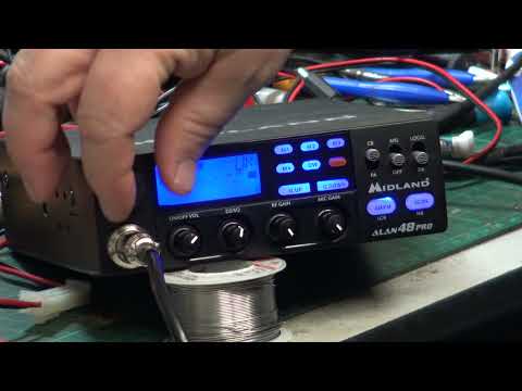 Midland 48 Pro - CE MultiNorm Cb radio - On The Air test
