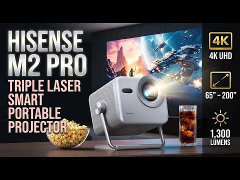 Hisense M2 Pro Triple Laser Smart Portable Lifestyle Projector 4K UHD - REVIEW 2026