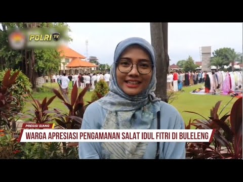 UCAPAN TERIMAKASIH DARI MASYARAKAT TENTANG PENGAMANAN SHOLAT IDUL FITRI