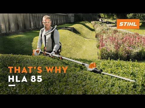 Stihl hla 85 cordless telescopic hedge trimmer with ap 300 b...