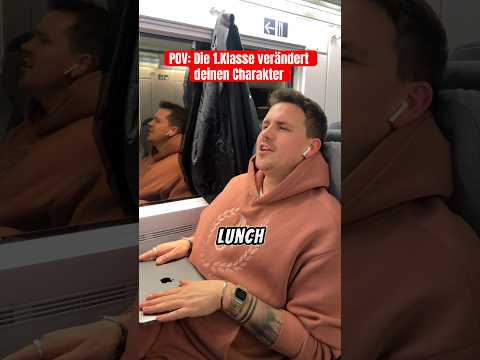 ICE 1.Klasse verändert dich! 🚂👑 #ice #deutschebahn #zugfahren #1klasse #charakter