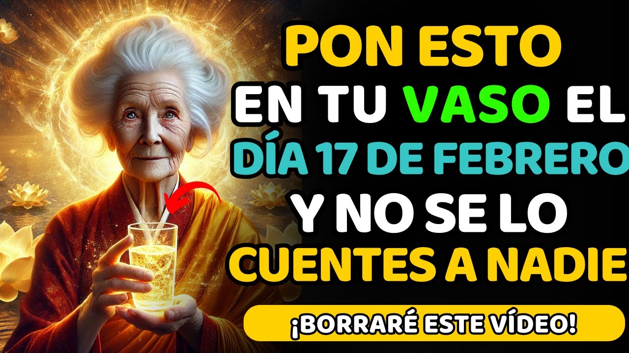 ¡Pon ESTO en TU VASO el 7 de ENERO y GANA MUCHO DINERO en 2025! | Sabiduría Budista