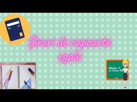 Siruri de rapoarte egale