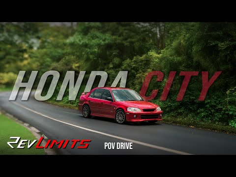 Thumbnail for 2000 Honda CITY - Spirited drive - Extended CUT(1.5L 110BHP) | ASMR #povtestdrive #181 | RevLimits by Honda City