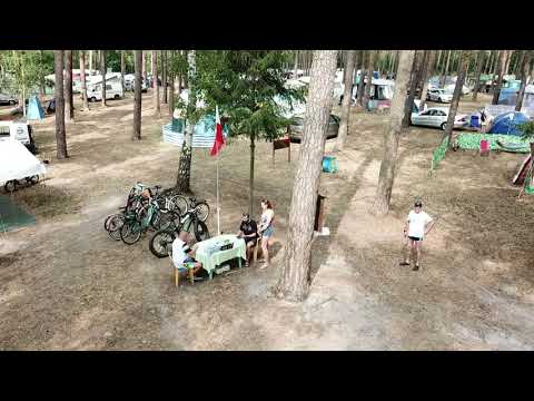 Leśne pole biwakowe "SOSENKA" nad jeziorem Sławskim. Zapraszamy :D