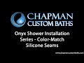 Solid Surface Shower Color Options from Chapman Custom Baths, Carmel, IN