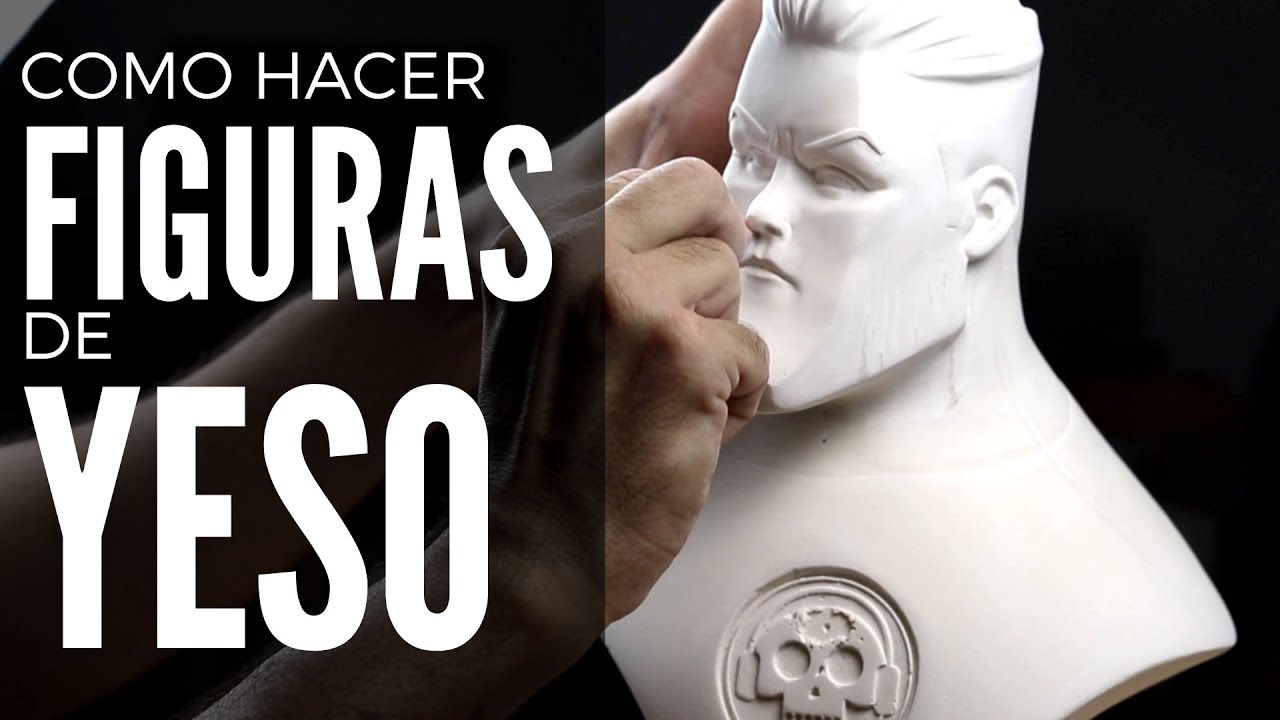 Como Hacer una Figura de YESO 🟢 CLASE GRATIS de MOLDES y COPIA en ESCAYOLA