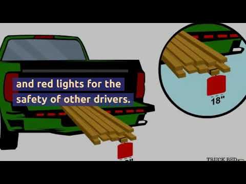 YouTube video about: How far can a canoe stick out of a truck?