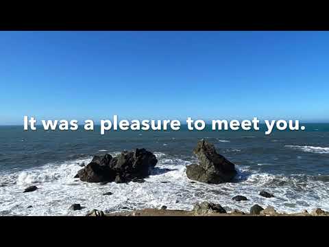 How to Say: It Was A Pleasure To Meet You.|English Express
