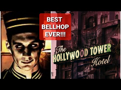 CREEPIEST TOWER OF TERROR BELLHOP EVER AT DISNEY'S HOLLYWOOD STUDIOS!