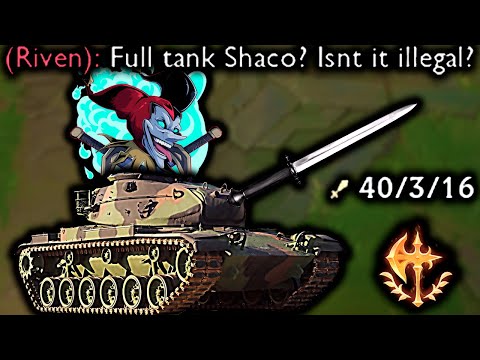 NERF FULL TANK SHACO (ILLEGAL DAMAGE)