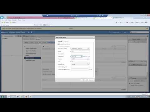 VMworld 2014   Demo Video   SDDC   F5 LTM Deployment via NSX VIP Setup, Part 3