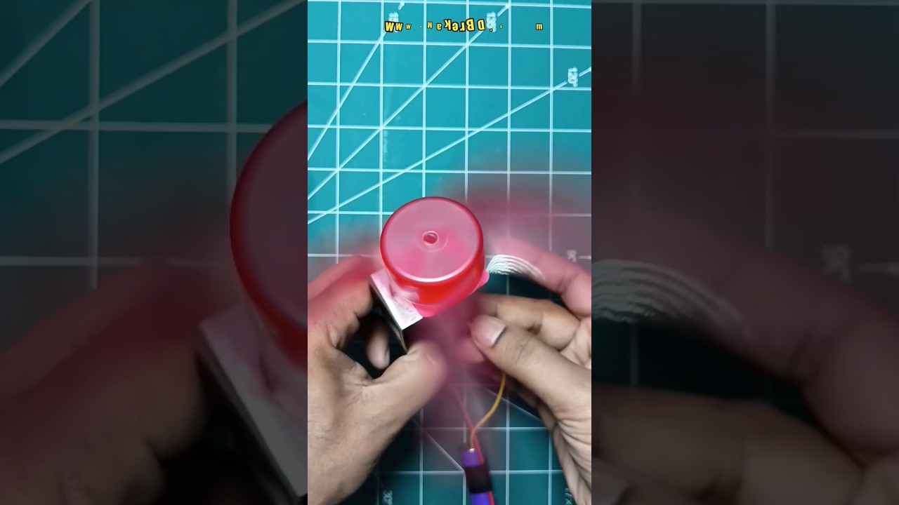 DC Fan 12 volt Homemade with wall hanging System Easy Made