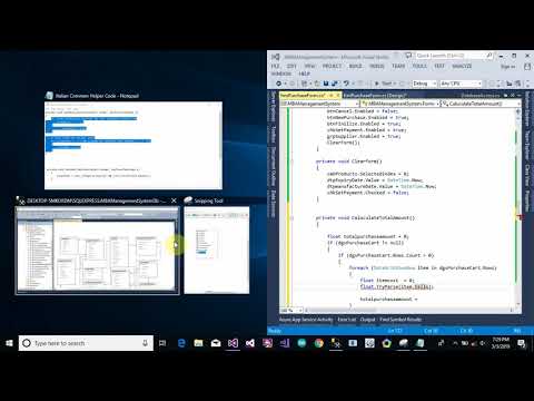Accounting Management System Part 48 Purchase Invoice Form Validation Form in C C Sharp