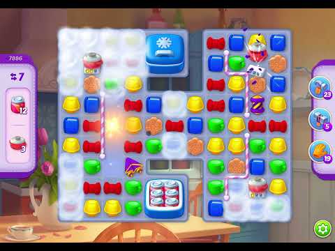 HomeScapes Level 7886 no boosters (15 moves)