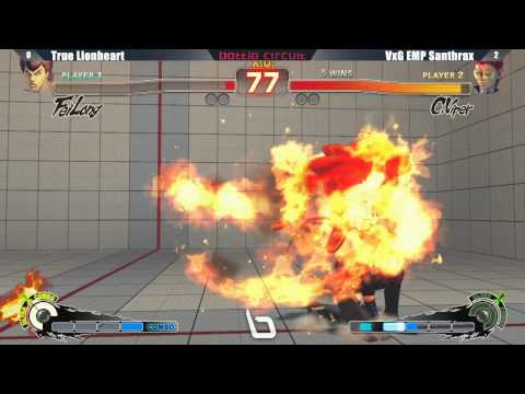 SSF4 AE2012 True Lionheart vs VxG EMP Santhrax - Next Level Battle Circuit #3 Tournament