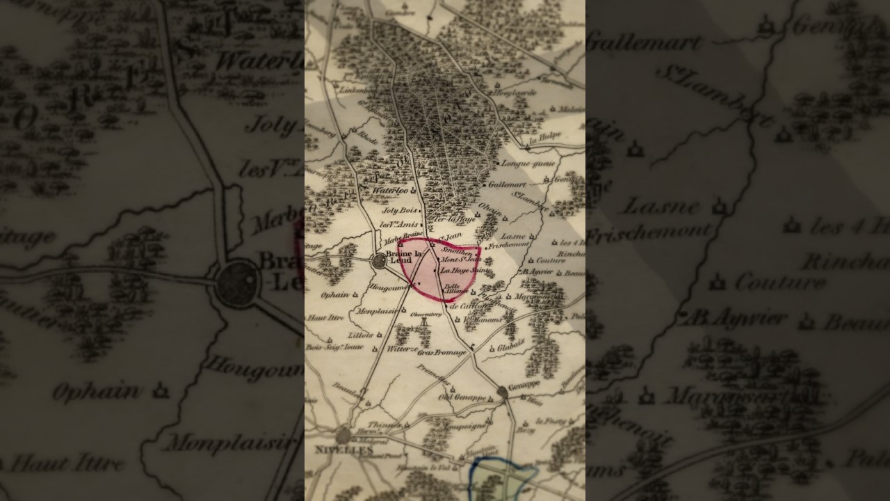 La bataille de Waterloo s'est-elle vraiment déroulée à Waterloo ? #histoire  #napoleon #france