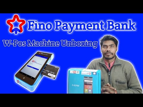 fino Payment Bank WPos Machine Unboxing  इस विडियो में हम आपको WPos मशीन के बारे में बताएंगे ! Video