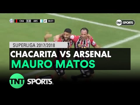 Mauro Matos (2-0) Chacarita vs Arsenal | Fecha 21 - Superliga Argentina 2017/2018