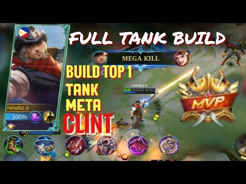 Unleash Unstoppable Power with the Top Meta Clint Tank Build #clintgameplay #clintbestbuild  #mlbb