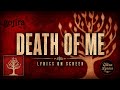Gojira - Death of Me (Lyrics on Screen Video 🎤🎶🎸🥁)