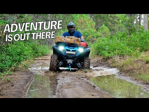 ATV Camping in Bear Country: Caught in the Rain, Bear Tracks, and Campfire Cooking