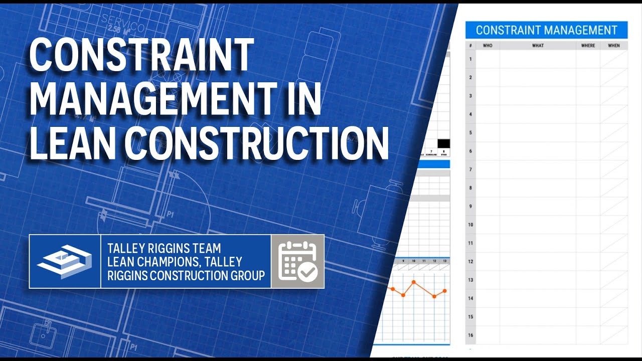#ConstraintManagement in Lean Construction