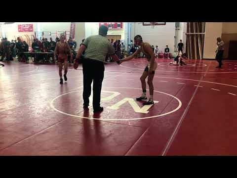 Very intense wrestling match