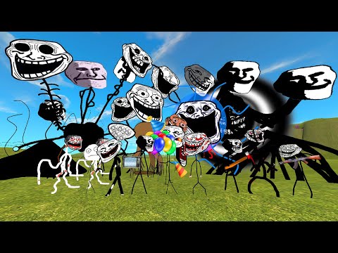 ALL TROLLGE NPCs SIZE COMPARISON | Garry's Mod Sandbox