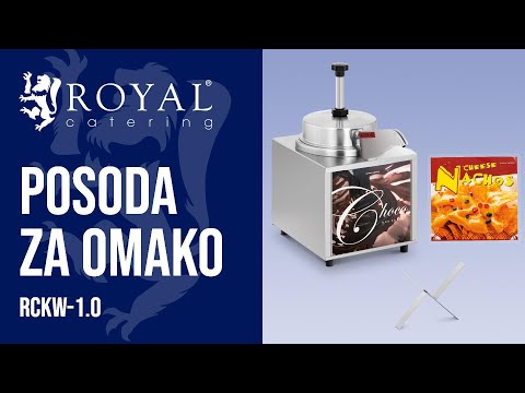 videoposnetek - Dozator za omake - s funkcijo segrevanja - nacho sir - čokolada - 3,3 L