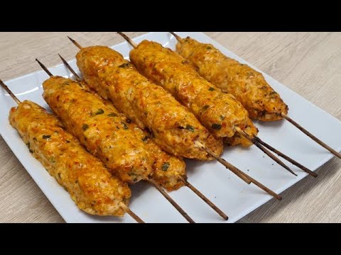Voici une recette de brochettes de poulet façon asiatique ✔ #poulet #brochette #recette