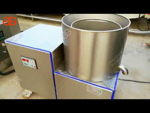 fried snack food deoiling machine|oil removal machine working video