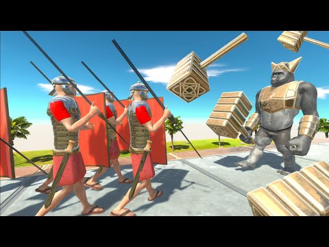 Ghor Hammer Monkey Army vs Animal Group- Animal Revolt Battle Simulator