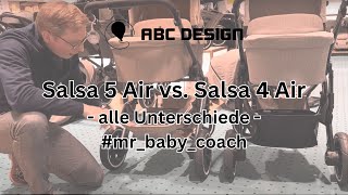Vergleich: ABC Design Kombi-Kinderwagen Salsa 5 Air vs Salsa 4 Air
