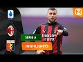REBIĆ SCHIET 'M SCHITTEREND BINNEN! ? | Milan vs Genoa | Serie A 2020/21 | Samenvatting