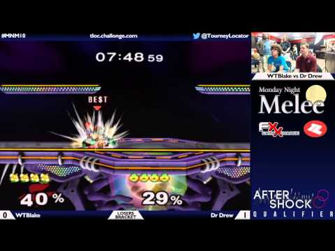 MNM10 Melee - WTBlake (Fox) vs Dr Drew (Falco, Sheik) - Losers Bracket