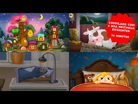 BOA NOITINHA | COMPILADO DE 36 MINUTOS | HISTÓRIAS PARA DORMIR | CONTO DO SONINHO