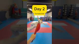 Learning tornado kick #funnyvideo #taekwondo #taekwando #combatsport #challenge #martialarts #tkd