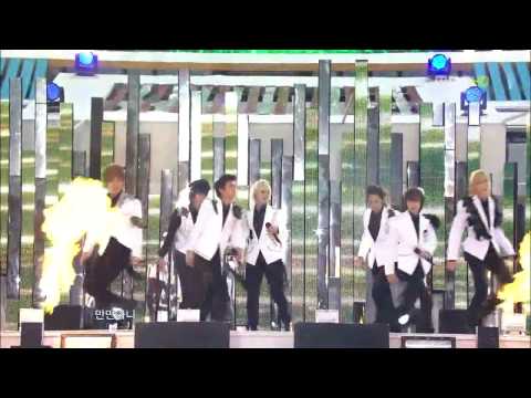 U-Kiss - Man Man Ha Ni @ Music Core ( jeju island )