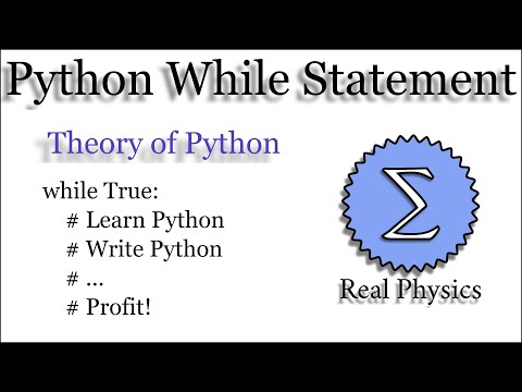 Python While Statement Theory of Python Python Tutorial