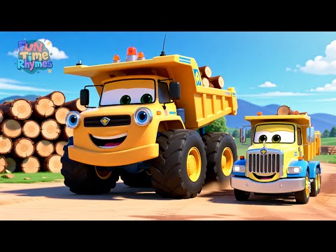 Police Car & Fire Truck Song | Vehicle Monster Trucks for Kids | Nursery Rhymes 🚗💨