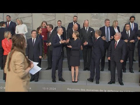 NATO defence ministers pose for group photo in Brussels | AFP