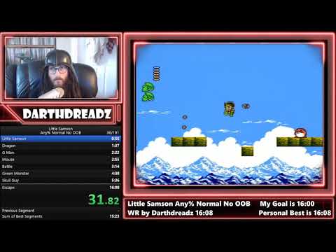 Little Samson [Any% Normal No OOB] Speedrun 15:55 (World Record)