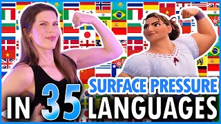 Download lagu 1 GIRL 35 LANGUAGES - Surface Pressure - Encanto (Multi-language Cover by Eline Vera) mp3