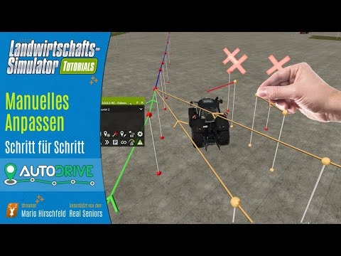 AutoDrive Tutorial #4 🛠️ Strecken manuell erstellen & ganze Abschnitte ändern | LS25 Mod